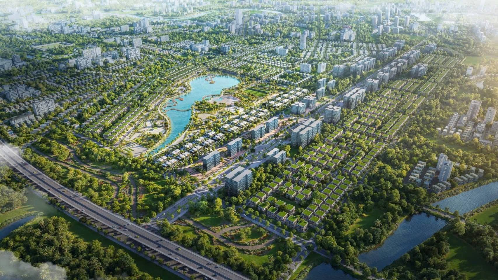Phối cảnh tổng thể Khu đô thị Đông Tăng Long & vị trí The Collectors'